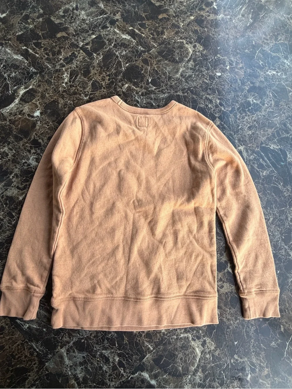 GAP Kids Crewneck Sweatshirt in Light Brown with Gold Lettering